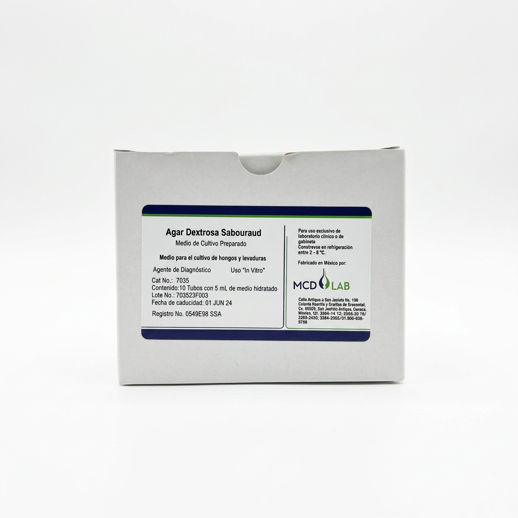 Agar dextrosa Sabouraud