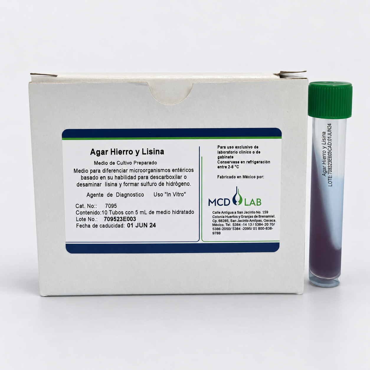 Agar de hierro y lisina