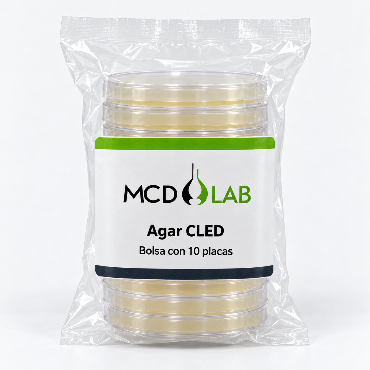 Agar cled en placa