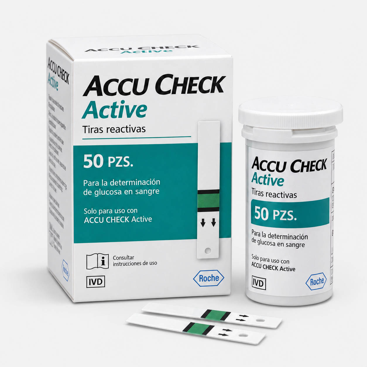 Tiras reactivas Accu-Chek Active