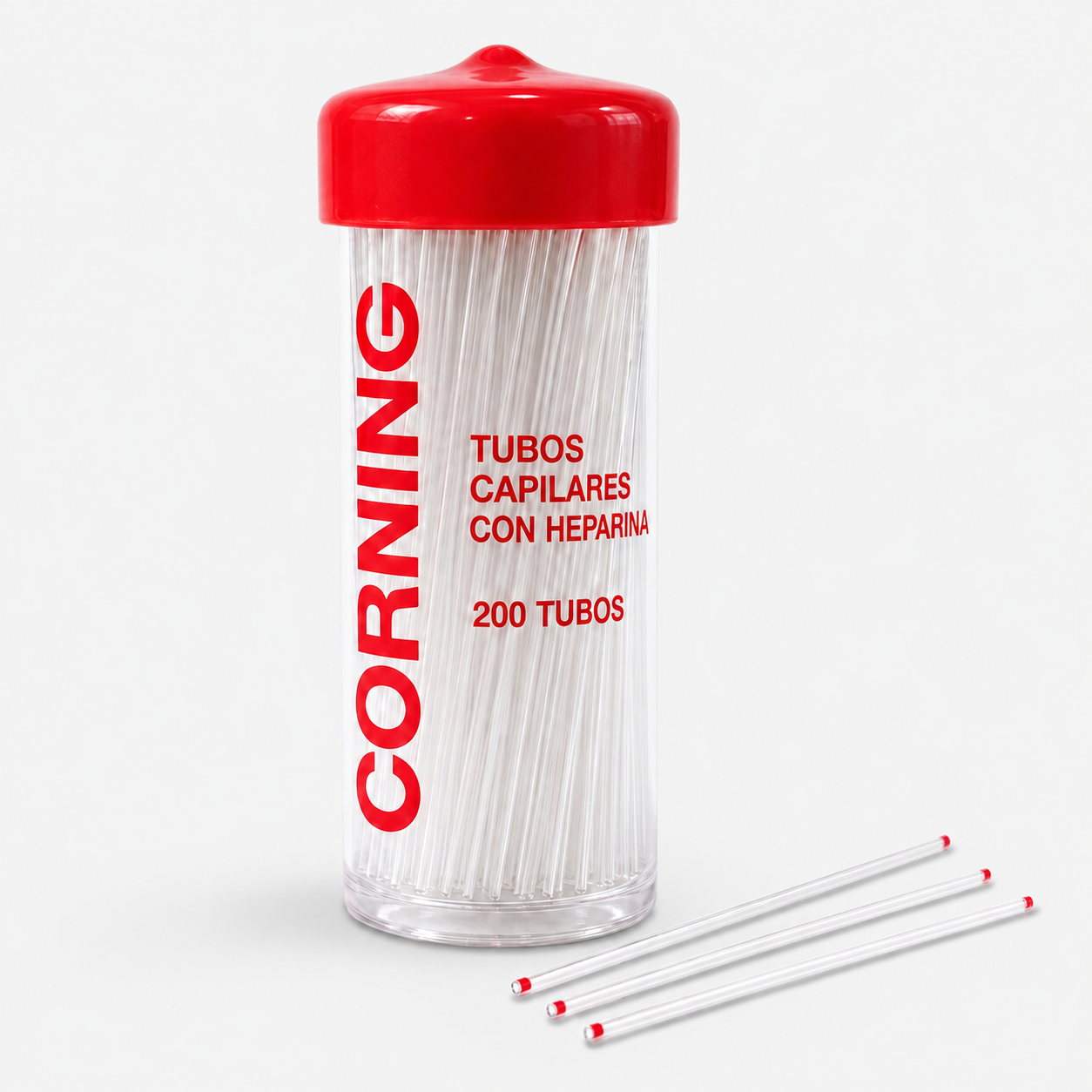 Tubo capilar con heparina