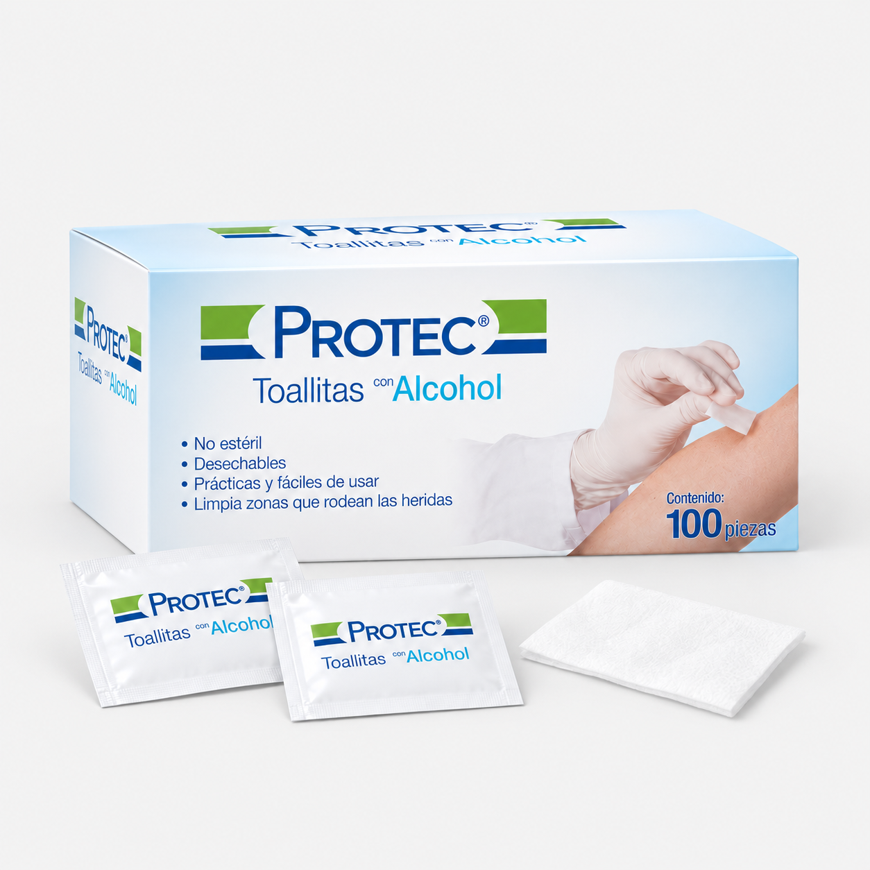 Toalla alcoholada