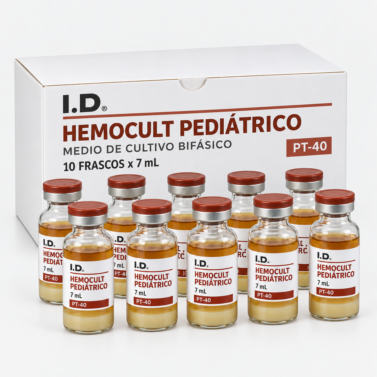 Hemocult pediátrico · medio de cultivo bifásico