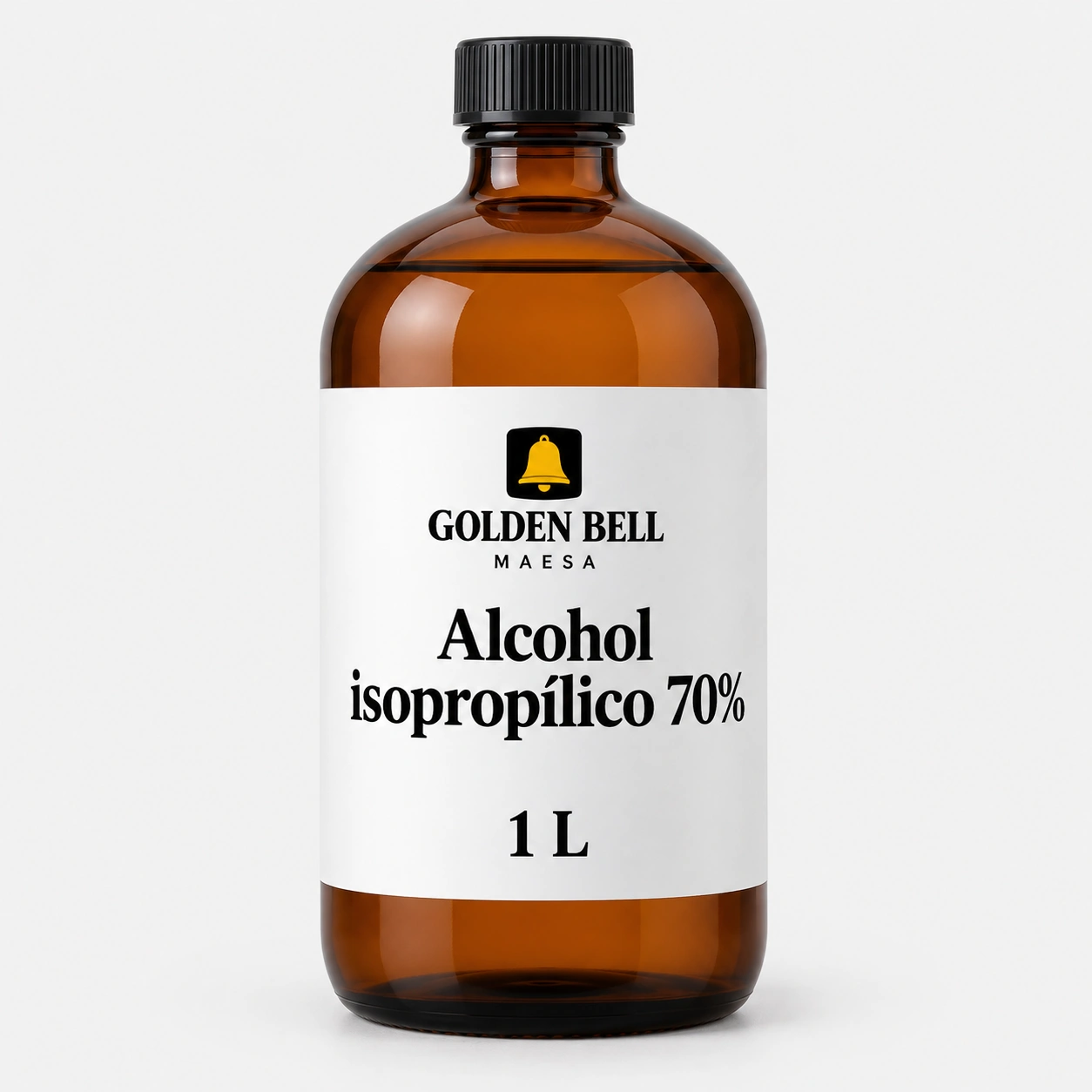 Alcohol isopropílico, solución al 70% de concentración